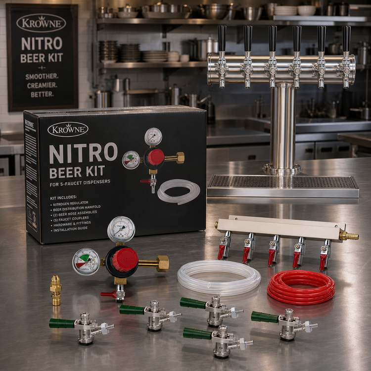 Product image #2 for Krowne Nitro Beer Kit for 5-Faucet Beer Dispensers