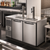 Thumbnail image #2 for True Two-Section Refrigerated Draft Bar Cooler, 52-Inch Wide, Left-Side Refrigeration