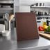Thumbnail image #2 for Winco Single Brown Leather-Like Menu Cover, Letter Size 8-1/2 x 11 Inches