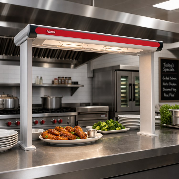Product image #2 for Hatco Glo-Ray Designer Lighted Infrared Strip Heater, 21.5-Inch Wide, Aluminum, 370W
