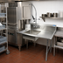 Thumbnail image #2 for BK Resources 36-Inch Straight Soiled Dish Table with Right-to-Left Operation, 20 x 20 x 8 Sink, and Pre-Rinse Faucet