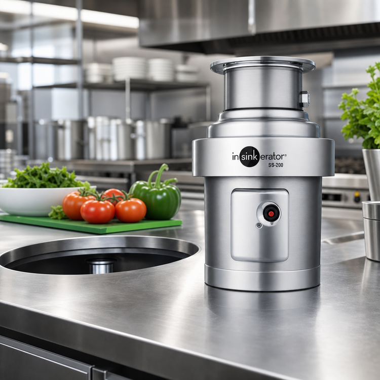 Product image #2 for InSinkErator SS-200 Complete Food Waste Disposer Package with 18-Inch Bowl, 2 HP, Stainless Steel