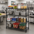 Thumbnail image #2 for Quantum 48 Inch W x 30 Inch D Black Epoxy Antimicrobial Wire Shelf