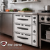 Thumbnail image #2 for Wells RW-36HD Heavy Duty Built-In 3-Drawer Food Warming Drawer