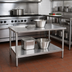 Thumbnail image #2 for John Boos Stainless Steel Equipment Stand with Shelf, 15 in. W x 24 in. D x 24 in. H