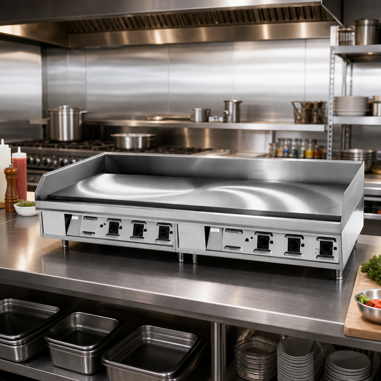Product image #2 for Lang LG Series 72-Inch Electric Countertop Griddle with Chrome Plate and Solid State Controls