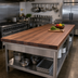 Thumbnail image #2 for John Boos Boos Block American Black Walnut Edge Grain Kitchen Countertop with Varnique Finish, 132 x 42 x 2-1/4 Inches