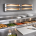 Thumbnail image #2 for Hatco Glo-Ray Aluminum Max Watt Dual Infrared Strip Heater, 36 Inch, 2000 Watts, 3-Inch Spacer