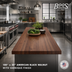 Thumbnail image #2 for Boos Block 108-Inch x 30-Inch American Black Walnut Kitchen Countertop with Varnique Finish