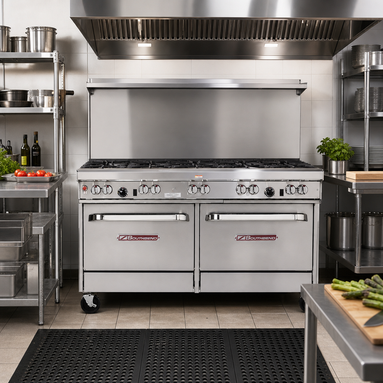 Product image #2 for Southbend Ultimate 60-Inch Gas Restaurant Range with 9 Open Burners and Dual Convection Ovens