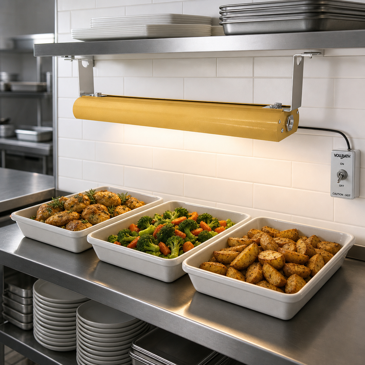 Product image #2 for Vollrath 42-Inch Low Profile Unlighted Strip Heat Lamp with Remote Toggle Switch