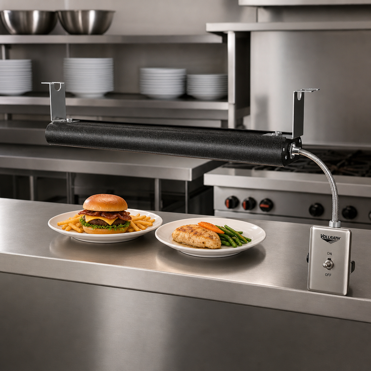 Product image #2 for Vollrath 42-Inch Low Profile Unlighted Strip Heat Lamp with Remote Toggle Switch