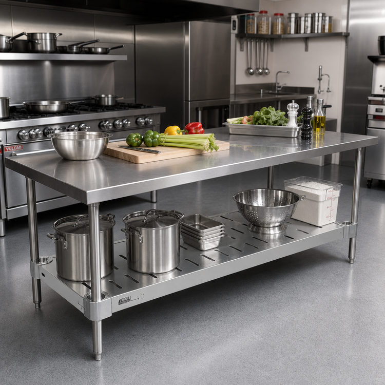 Product image #2 for Eagle Group Quik-Set 60-Inch x 18-Inch Louvered Solid Shelf, 16-Gauge Galvanized Steel