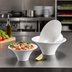 Thumbnail image #2 for Endurance 33 oz Flared Round Melamine Serving Bowl, White