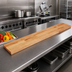 Thumbnail image #2 for John Boos 84 Inch x 10 Inch Edge Grain Maple Steam Table Cutting Board