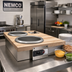 Thumbnail image #2 for Nemco 6160-CW 7 Quart Electric Drop-In Wet Operation Hot Food Well Warmer