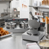 Thumbnail image #2 for Nemco 7030A-240 Single 7-Inch Countertop Waffle Cone Baker, 240V, Digital Controls