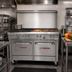 Thumbnail image #2 for Southbend Ultimate 48-Inch Gas Restaurant Range with 2 Burners, 36-Inch Griddle, and 2 Space Saver Ovens