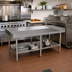 Thumbnail image #2 for Mixrite Stainless Steel Equipment Stand with Adjustable Undershelf, 48-1/4