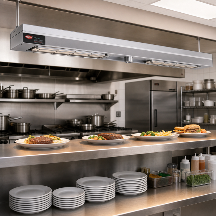 Product image #2 for Hatco Ultra-Glo 30-Inch Unlighted Double Ceramic Tile Infrared Strip Heater with 6-Inch Spacer