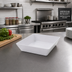 Thumbnail image #2 for American Metalcraft Endurance 36 oz. Square Shallow Melamine Bowl, White