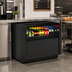 Thumbnail image #2 for Structural Concepts Oasis® Under Counter Refrigerated Self-Service Display Case, 35-5/8 in. W x 24-3/4 in. D x 32-1/4 in. H, Black, R290