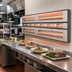 Thumbnail image #2 for Hatco Glo-Ray® 66-Inch Lighted Dual Infrared Strip Heater with 6-Inch Spacer (GRAML-66D6)