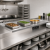 Thumbnail image #2 for Vollrath Recessed Drop-In Heated Warming Shelf, 56 Inch, Dual Zone, Digital Thermostatic, Stainless Steel, 120V