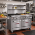 Thumbnail image #2 for Ultimate 48-Inch Gas Restaurant Range with 36-Inch Griddle, Standard Oven and Cabinet Base