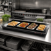Thumbnail image #2 for Hatco Portable Heated Black Glass Warming Shelf, 48-Inch, Ceramic Glass Surface