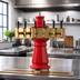 Thumbnail image #2 for Glastender VNA-6-PBR Vienna Series 6-Faucet Glycol Cooled Draft Dispensing Tower with Polished Brass Finish