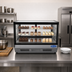 Thumbnail image #3 for Atosa CRDS-56 Countertop Refrigerated Display Case, 5.6 Cu. Ft., Straight Front Glass, Rear Sliding Doors