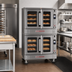 Thumbnail image #2 for Southbend Platinum Double-Deck Bakery Depth Electric Convection Oven with Touchscreen Controls, 7.5 kW Per Deck, Dependent Glass Doors