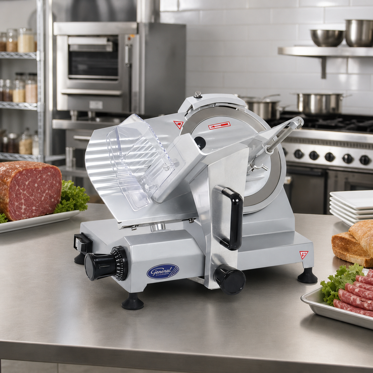 Product image #3 for General 9-Inch Manual Gravity Feed Commercial Slicer