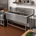 Thumbnail image #2 for John Boos Pro-Bowl 3-Compartment Stainless Steel Sink, 53-1/8 Inch W x 25-1/2 Inch D, 14 Gauge