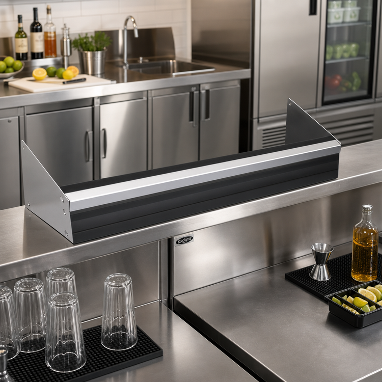 Product image #2 for Krowne Royal Series 72-Inch Built-In Single Speed Rail, Stainless Steel