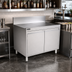 Thumbnail image #2 for Perlick Top Shelf Full-Depth Underbar Storage Cabinet with Drainboard Top, 36-Inch W x 24-Inch D