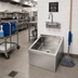 Thumbnail image #2 for Krowne 24-Inch x 24-Inch Stainless Steel Floor Mop Sink