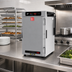 Thumbnail image #3 for Metro HotBlox™ Narrow 8-Pan Pass-Thru Insulated Holding Cabinet, Digital Touchscreen, Solid Doors, Countertop/Stacking, 120V