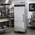 Thumbnail image #2 for Migali Competitor Series Single Section Reach-In Freezer, Self-Contained Top-Mount, 23 Cu. Ft., Stainless Steel, Left-Hand Hinged Door