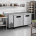 Thumbnail image #2 for Hoshizaki Steelheart 67-Inch Two-Section Reach-In Worktop Freezer with Solid Doors