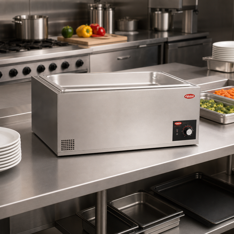 Product image #2 for Hatco Built-In Rectangular Insulated Heated Well for Full-Size 12 x 20 Pan, Thermostatic Controls