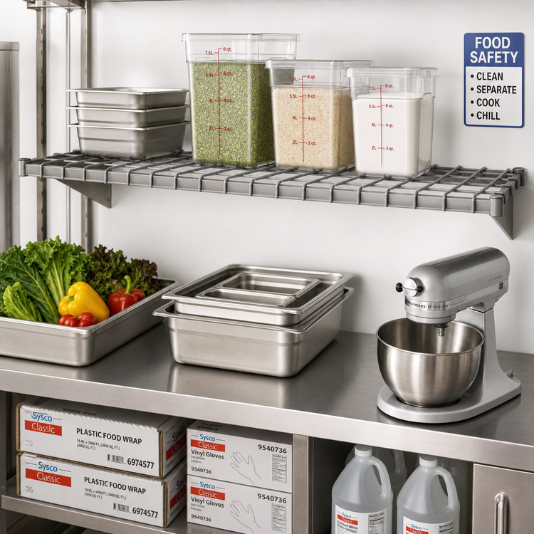 Product image #2 for Metro Super Erecta 48 Inch W x 18 Inch D Wire Deck Dunnage Shelf, Gray Epoxy-Coated with Microban