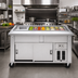 Thumbnail image #2 for DineXpress DXP6CB 6-Pan Cool Breeze Cold Food Serving Counter, 88 Inches Long