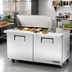 Thumbnail image #2 for True Mega Top 60-Inch Self-Contained Sandwich/Salad Prep Table with 18 Pan Top and 2 Doors