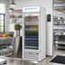 Thumbnail image #3 for Beverage-Air MarketMax 1-Section White Reach-In Glass Door Merchandiser Refrigerator, 19.08 Cu. Ft., Bottom Mount