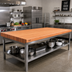 Thumbnail image #2 for Boos Block American Cherry Edge Grain Kitchen Countertop, 84 x 48 x 3 Inch, Varnique Finish