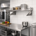Thumbnail image #2 for Eagle Group 24-Inch Stainless Steel Double Knob Shelf Bracket for Cantilevered Shelving Systems