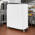 Thumbnail image #2 for Metro Queen Mary & Banquet Cart Cover, 48 x 24 x 74 Inch, White Uncoated Knitted Polyester