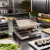 Thumbnail image #3 for AUTEC Maki Sushi Robots Maki Maker ASA190A Countertop Manual Rice Sheeter and Sushi Roll Wrapper